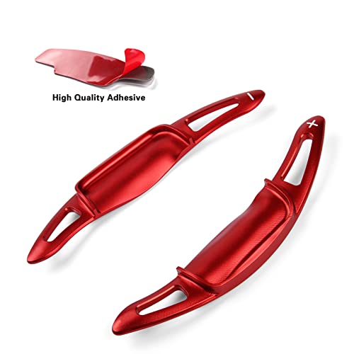 Cke For Toyota Camry 2023 2022 2021 2020 2019 2018, For Corolla Rav4 Avalon 2022 2021 2020 2019 Accessories Auto Aluminum Steering Wheel Paddle Shifter Extension Cover Interior Shift Car Trims - Red #TOP5