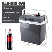 32 Liter Kühlbox elektrisch 230V, Auto 12V KÜHLT und WÄRMT Camping – Ansicht 7