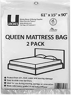 UBoxes Queen Mattress Moving Cover, 2 Pack