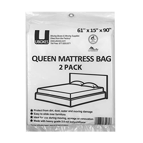 UBoxes Queen Mattress Moving Cover, 2 Pack