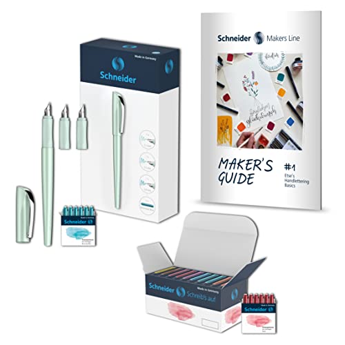 Kit calligraphie Schneider Callissima Menthe, le coffret idéal pour offrir
