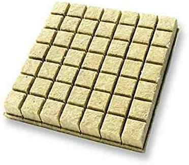Stacky Cubes 49 rockwool grow cubes arranged in a starter sheet