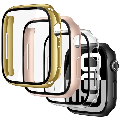 Misxi 4-Pack Case with Screen Protector for 42mm Apple Watch Series 11/10 by Misxi - Used condition - US$13.37
