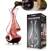 Final Touch Conundrum Wine Aerator & Decanter Set – Glass Decanter With Stainless Steel Aerator & Stand – WDA590