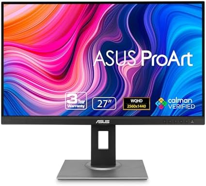 ASUS ProArt PA278QV 27 Inch 1440p QHD Professional Monitor