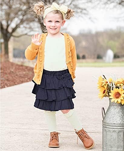 RuffleButts Girls Undershirt - Extra Soft Long Sleeve Layering Tee