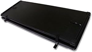 Tonneau Cover Compatible With 2005-2011 Dodge Dakota, Hard Solid Lock Tri-Fold 5.3ft Bed Covers by IKON MOTORSPORTS, 2006 2007 2008 2009 2010