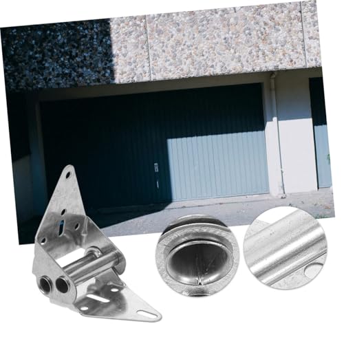 Bisagras para puerta de garaje resistentes de 4 piezas sin bordes afilados Ipetboom 7