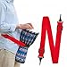 lanyinxianzi Adjustable Djembe Drum Waist Strap, African Hand Drum Belt, Percussion Instrument Belt Shoulder Strap Accessory (Black)