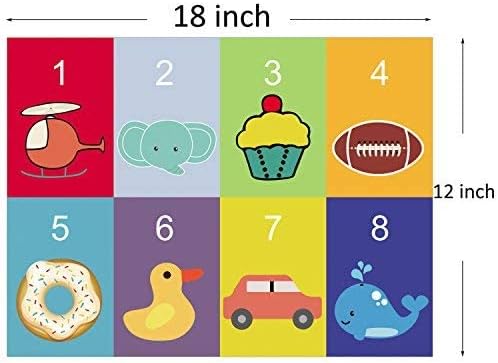 Youngever 80 Pack 45CM x 30CM Disposable Placemats Table Topper, Extra Sticky (4 Sides) Adhesive Peel and Stick Strip Disposable Mats for Kids Toddlers Baby Children, Kids Safe(Animal)