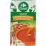 COMPOSITION : Préparée avec 69% de légumes dont du jus de tomates, des carottes, des oignons, des courgettes et du poivron rouge.