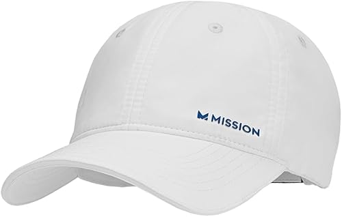 MISSION Gorra de béisbol unisex con rendimiento de enfriamiento se enfría cuando está mojada MISSION Gorra de béisbol unisex con rendimiento de enfriamiento se enfría cuando está mojada