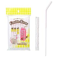 ストリックスデザイン 袋入り 曲がる ロングストロー 20本×40個セット