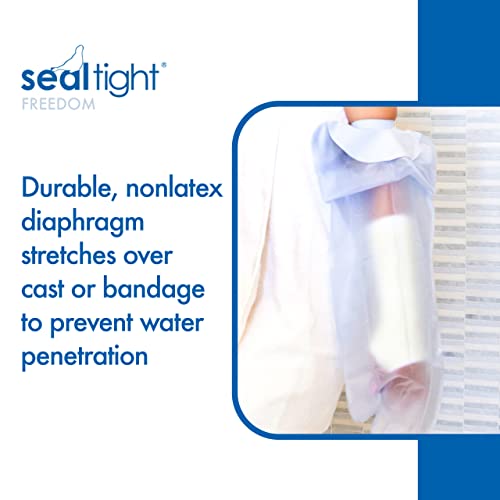 Brownmed - Seal-Tight Freedom Cast & Bandage Protector - Waterproof Shower Cast Cover for Arms - Cast Bag for Shower & Swimming - Durable Shower Protector - Adult Arm - Thumbnail 4