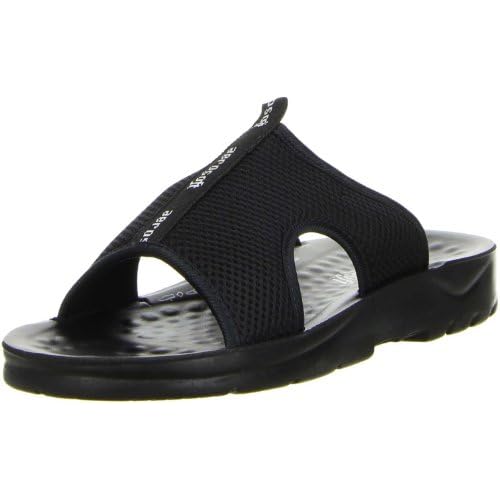 Aerosoft Herren Badeschuhe Pantoletten schwarz, Größe:44;Farbe:Schwarz