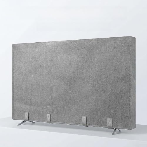 Housse écran feutre TV LED LCD plasma 65 pouces avec sangles - 7