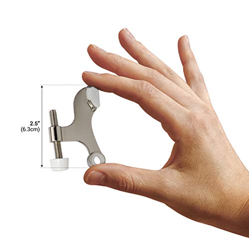 5 Pack Rok Hardware Heavy Duty Hinge Pin Door Stop, Brushed Nickel Rokdsp1Bn #TOP2