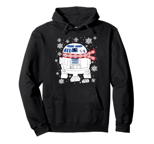 Star Wars R2-D2 in the Snow Holiday Pullover Hoodie