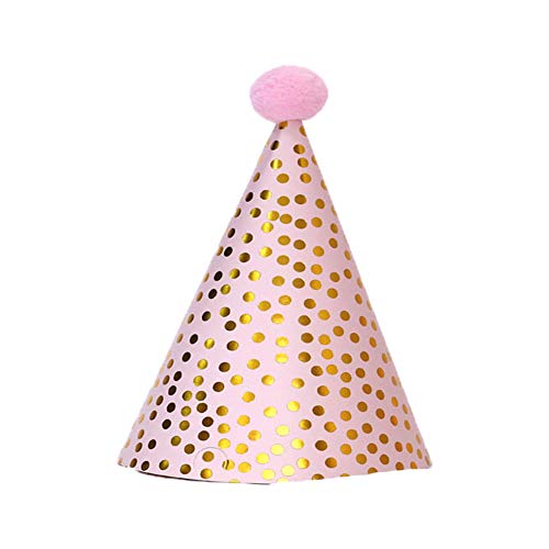 6PCS Happy Birthday Party Hats Cute Hats Kids Hats Unisex Adult Size Fancy Dress Party Hats - Thumbnail 5