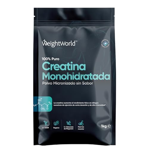 Creatina Monohidratada en Polvo 1kg/1000g para 330 Días - 100% Pu...