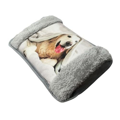 Borsa Acqua Calda Elettrica Ricaricabile 220V 400W – Mantiene Caldo fino a 8 Ore – Ricarica Rapida 15 Min – Design Morbido con Stampa Cane – CE Certificata