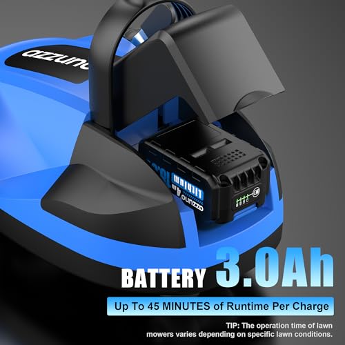AZZUNO 8.3" Electric Cordless Lawn Mower