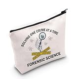 JNIAP Forensic Science Gifts Solving One Crime at a Time Forensic Science Cosmetic Bag Crime Scene...