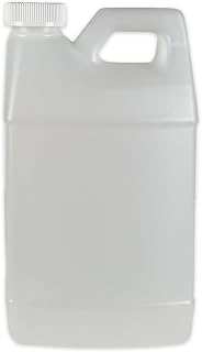 Pinnacle Mercantile Premium F-Style Bottles Set - Leak-Proof Design, Durable HDPE Plastic, Ideal for Chemicals, Oils, and Liquids 64oz pack of 3