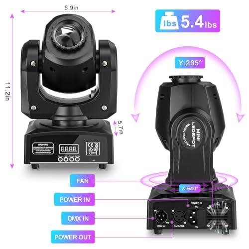 Generic 2 Unit Mini Sharpy 60W Moving Head Light - Image 7