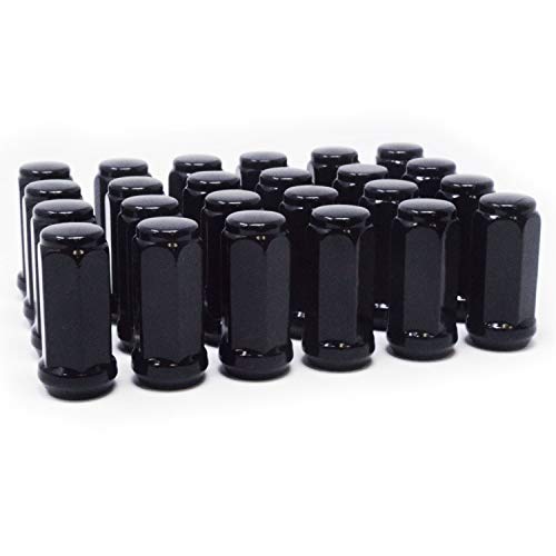 Hottest Sale Mastiff 13759BK, Acorn Bulge After-Market Lug Nut Set - M14X1.5 Thread, Black Chrome Finish, 3/4 Hex, 60 Degree Conical Seat (Pack of 24)