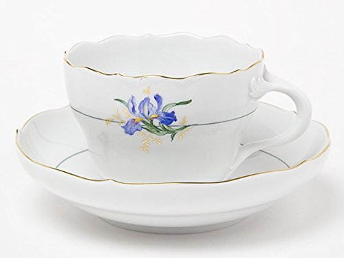 Amazon | マイセン/meissen（金彩・2種類の花）花柄ティーカップ 