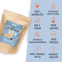 HANS Brainfood Veganes Proteinpulver neutral - Bio Zertifiziert aus Bayern - 85% pflanzliches Eiweißpulver aus Erbse, Reis & Hanfprotein - Ohne Süßungsmittel - Cremig & gut löslich, 1Kg – Ansicht 4