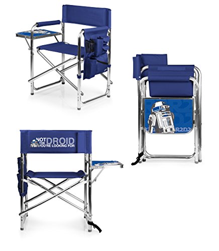 Oniva - A Picnic Time Brand - Star Wars Sports Chair With Side Table - Beach Chair - Camp Chair For Adults Large #TOP1