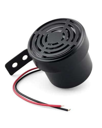 Dog Barking Car Horn Fit for Motorcycle and Truck，Black Iron Reversing Alert