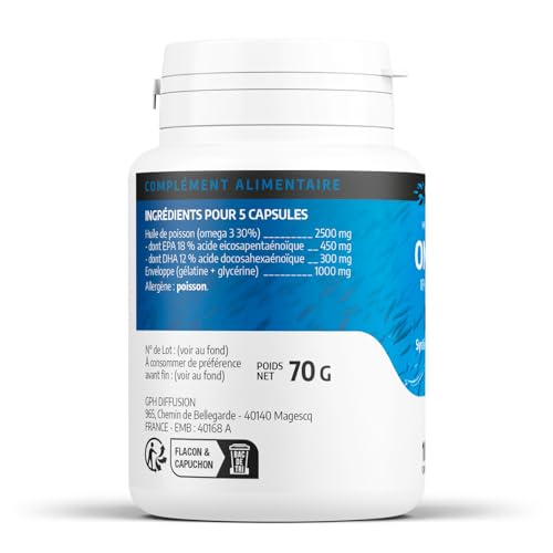 Omega 3-500 mg - 100 capsules - Orgaliane – Image 3
