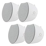 OC Acoustic Newport Plug-in Bluetooth Speakers - 4 Pack (Light Gray/White)