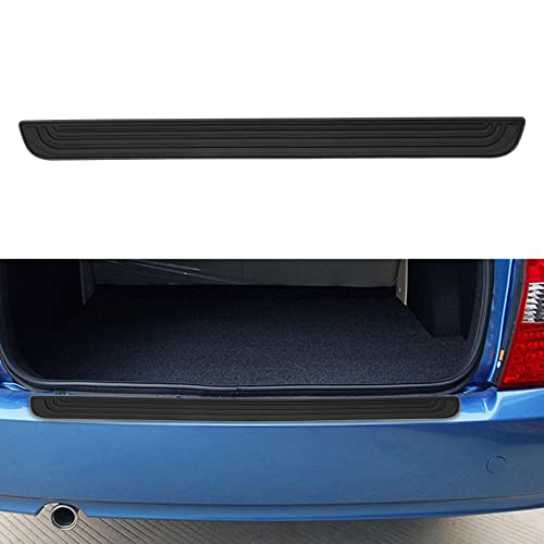 Car Rear Bumper Protector Guard, Universal Rubber Scratch-Resistant Trunk Door Sill Protector, Car Exterior Accessories Scratch-Resistant Rubber Guard Fit for Cars, SUVs