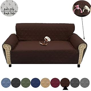 RBSC Home Sofa Cover 100% Waterproof with Anti-Skip Back and Side Pockets