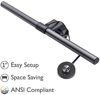 BenQ ScreenBar Plus e-Reading LED Monitor Light with Desktop Dial, Auto-Dimming and Hue