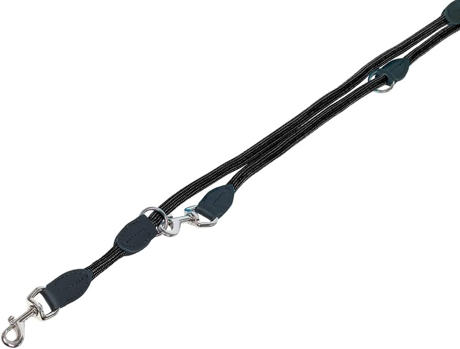 Nobby Training Leash Fun Royal, 200 cm/ 9 mm, Black
