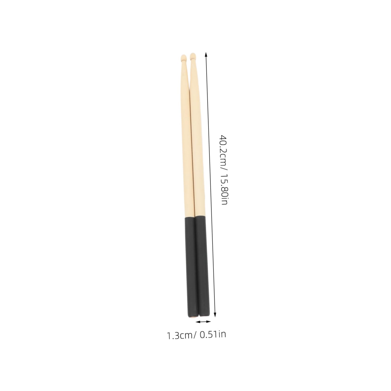 Toddmomy Bacchette e Impugnatura Confortevole Superficie Antiscivolo Percussioni in Acero 6 Paia Leggere per Batteria e Performance in Gruppi Musicali
