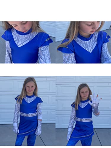 Narqua Zombies Alien Costume Girls 10Y Addison Dress Up Kids Halloween Mardi Gras Outfit Carnival Clothes 9-10 Years #TOP1