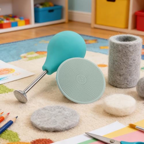 Artisanat textile laine feutrée avec kit feutrage humide complet