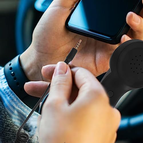 VILLCASE Aparelho de telefone retrô de 3,5 mm para smartphones vintage monofone com tom ajustável e