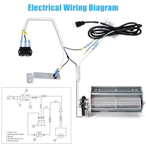 Grillfired BFH-GFB100 Fireplace Blower Fan thumb #5