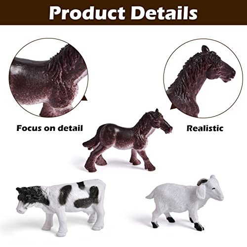 Fun Little Toys Farm Toys Tractor With 102Pcs Plastic Tractor Toy Barn And Farm Animal Figurines, Farm Set With Fences And Trees, Farm Animals And Barn Toy Set For Kids Boys Girls Toddlers 3+ #TOP3