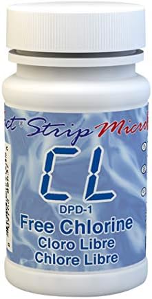 Exact Industrial Test Systems 486637 DPD-1 Micro Free Chlorine Strip for Photometers