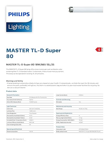 PHILIPS TL D Super80 T8 - vue 7