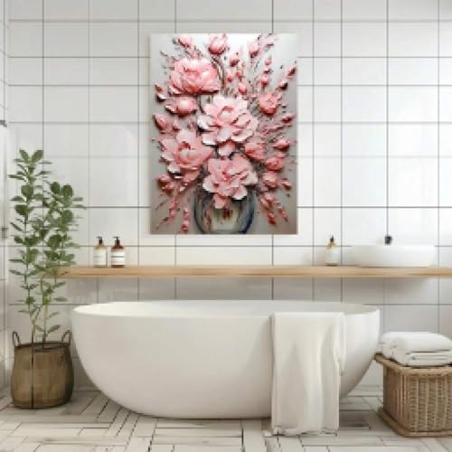 Décoration murale abstraite neutre de qualité supérieure 40x60 - 3