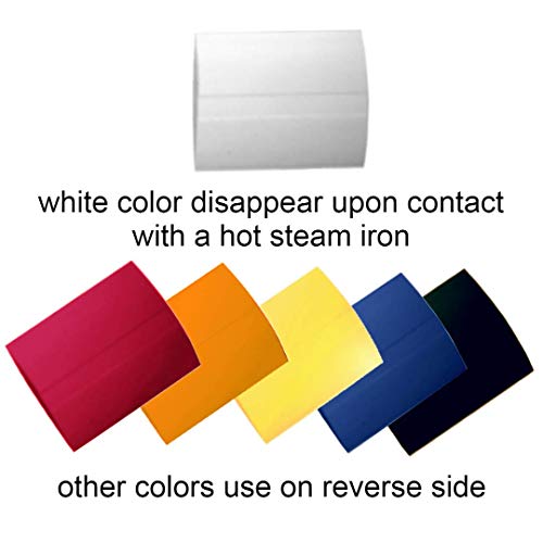 Fabric Chalk White Blue Orange Black 24 Pack